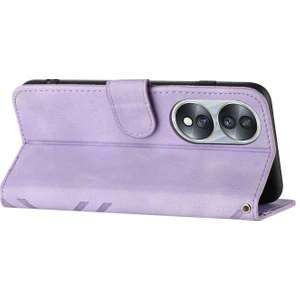 Zsunsky Shop Honor 70 Için Çizgi Desenli Pu Kılıf (Yurt Dışından)