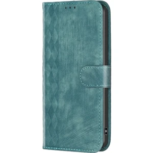 Zsunsky Shop Realme C55 Için Ekose Kabartmalı Deri Kılıf (Yurt Dışından)
