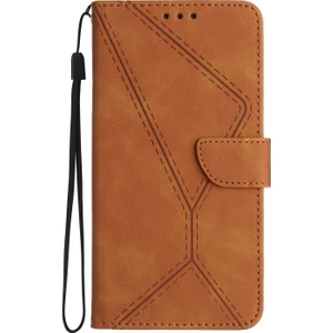 Zsunsky Shop Realme C53 Için Dikişli Kabartmalı Deri Kılıf (Yurt Dışından)