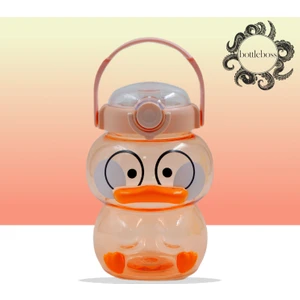 Bottle Boss Pipetli Taşıma Askılı Sevimli Ördek Matara 1 Litre