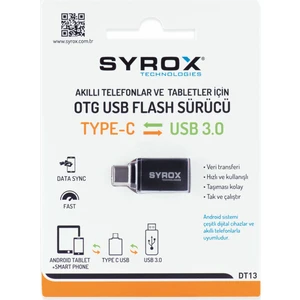 Type C - USB 3.0 Otg USB Flash Dönüştürücü