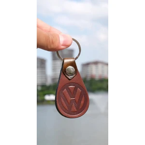 Oto Anahtarlık Volkswagen  Logolu Otomotiv Motosiklet Anahtarlık Deri Anahtarlık