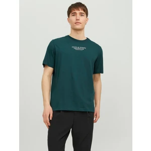 Jack & Jones Bisiklet Yaka Logo Baskili Tisört - Bluarchie