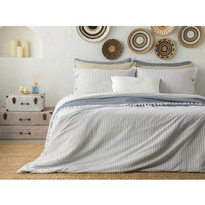English Home Stitch Line Ipliği Boyalı Tek Kişilik Nevresim Takımı 160 x 220 cm Lacivert