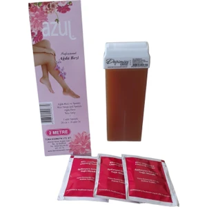 Roll-On Kartuş Sir Ağda Roll-On Naturel 100 ml 1 Adet  3 Adet Ağda Mendili 1 Adet 2 m Ağda Bezi
