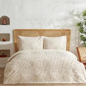 Karaca Home Lotus %100 Pamuk Çift Kişilik Nevresim Takımı Terracota