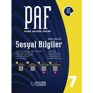 Palme Yayıncılık - Akademik Kitaplar Palme Paf 7.sınıf Sosyal Bilgiler Anlatım Föyleri