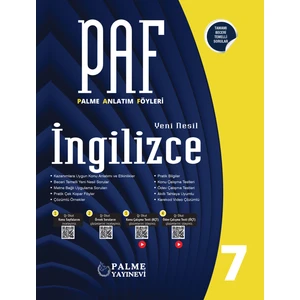 Palme Yayıncılık - Akademik Kitaplar Palme Paf 7.sınıf Ingilizce Anlatım Föyleri