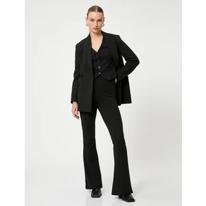 Ispanyol Paça Tayt Yüksek Bel