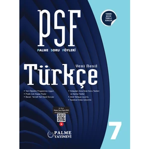 Palme Yayıncılık - Akademik Kitaplar Palme Psf 7.sınıf Türkçe Soru Föyleri