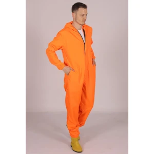 Pratik Medikal Turuncu Işçi Tulumu Balıkçı Çiftçi Bahçıvan Kuaför Laboratuvar Sıvı Geçirmez Terletmez Kumaş Unisex