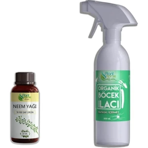 Plant Home Neem Yağı 20 ml - Spraymax Organik Böcek Kovucu 2li Set