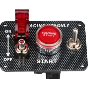 Auto Gp  On - Off Start Stop Düğmesi Şalteri 2 In 1 Gömmeli