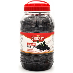 Cerenay Zeytincilik Az Tuzlu Gemlik Yağlı Sele Sofralık Siyah Zeytin 291-320 Kalibre 2 kg
