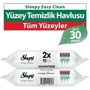 Easy Clean Yüzey Temizlik Havlusu 30 Yaprak