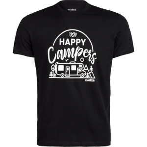 Happy Campers T-Shirt [siyah]