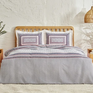 Karaca Home Navy Pamuk Çift Kişilik Pike Takımı Indigo