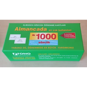 Fono Yayınları Fono YayınlarıAlmancada Ilk 1000 Sözcük Kartları