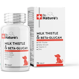 Dr. Natures Dog Mılk Thıstle & Beta Glucan Köpeklerde Karaciğer Destekleyici Besin Takviyesi (75TABLET)
