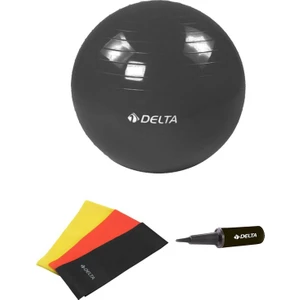 65 cm Pilates Topu 3'lü Pilates Bandı Egzersiz Direnç Lastiği Pilates Topu Pompası 5'li Set