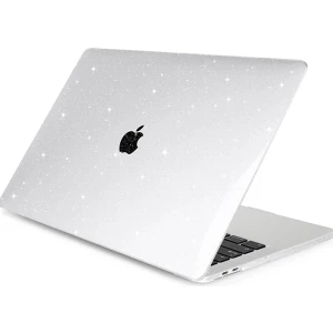 Nezih Case Apple Macbook Air 13.3 M1 2020 Simli Parlak Crystal 360 Derece Tam Korumalı Kılıf