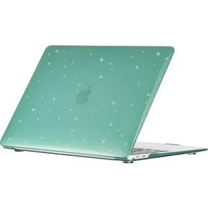 Nezih Case Apple Macbook Pro 13 M2 2022 A2686 A2338 Uyumlu Simli Parlak Kristal Kapak 360° Tam Koruma Kapak