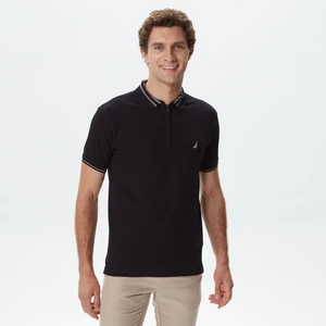 Nautıca Erkek Siyah Kısa Kollu Polo K35522T.0TB