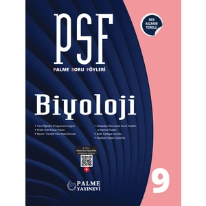 Palme Yayıncılık PSF 9. Sınıf Biyoloji Soru Föyleri