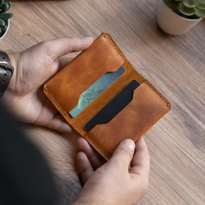 Minimal X Design Minimal X FOLD Hakiki Deri Kartlık - Minimalist Şık Tasarım - Gerçek Deri ve El Yapımı
