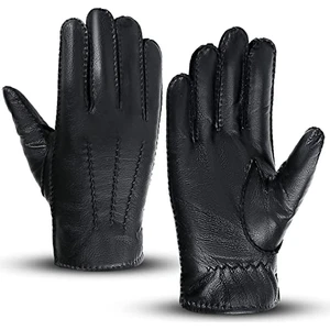 Erkek Hakiki Deri Eldiven Khos-Uil