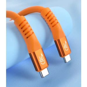 USB C Görüntü, Ses ve Data Kablosu - 0.5 Metre  Sıvı Silicon , USB 3.2, 20GBPS, 240W, 4K 144Hz, 4K 120Hz, 4K 60Hz, Hdr -