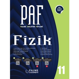 Palme Yayıncılık PAF 11. Sınıf Fizik Anlatım Föyleri