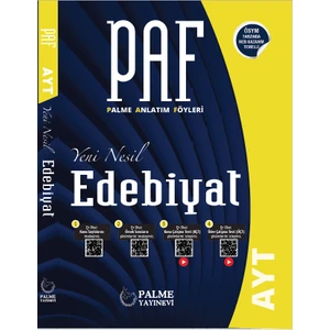 Palme Yayıncılık PAF YKS AYT Edebiyat Konu Anlatım Föyleri