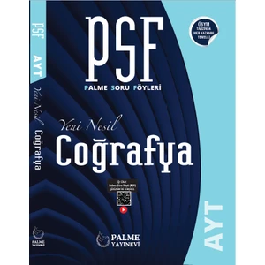 Palme Yayıncılık PSF YKS AYT Coğrafya Soru Föyleri