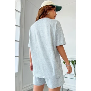 Only Trendwear Unisex Pamuklu Penye Şort Takım