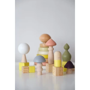 Little Rhino Kids Mocha Tree Waldorf Set