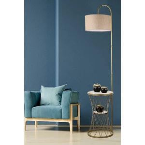 Evsa Sehpa Lambader Eskitme Mermer Ahşap Hasır Şapka