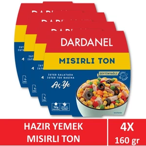 Aç Ye Mısırlı Ton Balığı 4 x 160 gr