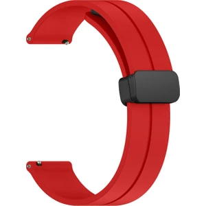Amazfit Bip U Kordon Ribbon Line Kırmızı