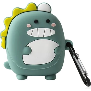 Oppo Enco Air 3 Kılıf Cartoon Figürlü Silikon Crtn-Fgr-Ct-Dnzr-Ysl