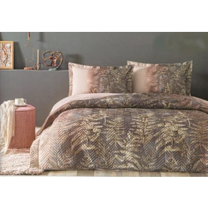 Brisa Folha Pudra Çift Kişilik Dört Mevsim Kapitone Nevresim Takımı