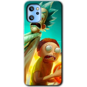 Reeder S19 Max Pro Kılıf Hd Desen Baskılı Arka Kapak - Rick Morty