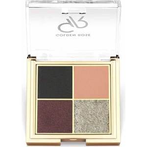 Golden Rose Quattro Eyeshadow Palette No: 01 Midnight Kiss - Far Paleti - 8691190516192