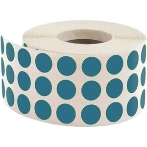 Nokta Etiket 10 mm 5000 'li Mavi Tek'li Kutu