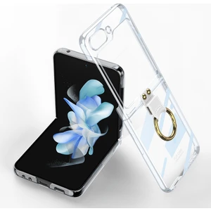 Gkk Samsung Galaxy Z Flip5 Için Yüzük ile Gkk Phantom Telefon Kılıfı (Yurt Dışından)