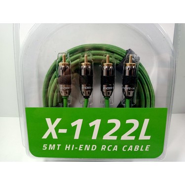 For-x Ofc Rca Kablosu 5 Metre – For-X X-1122L Profesyonel Fiyatı