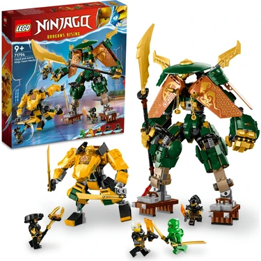 LEGO® NINJAGO® Lloyd ve Arin'in Ninja Ekibi Robotları 71794 - 9 Yaş ve Üzeri İçin Çocuklar İçin 2