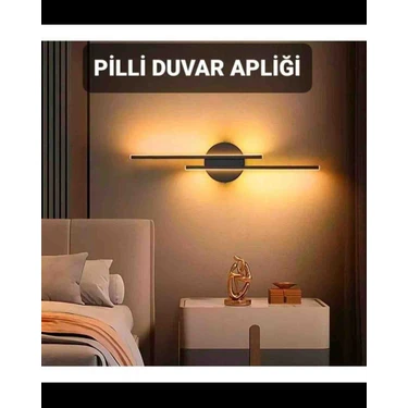 Tekno Şarjlı Pilli LED Duvar Apliği