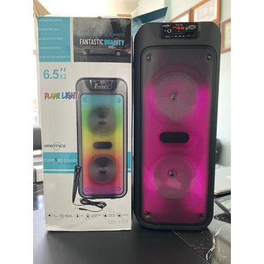 CKV Mağaza Fantastıc Qualty Işıklı Büyük Boy Party Box Bluetooth Hoparlör Taşınabilir