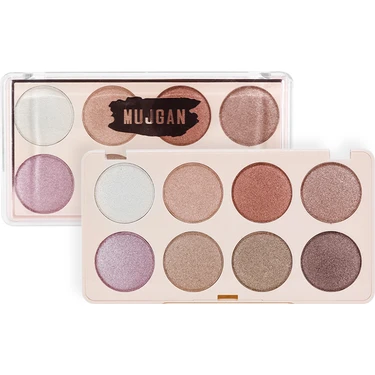 8 Renkli Sedefli Highlighter Far Paleti 843D No